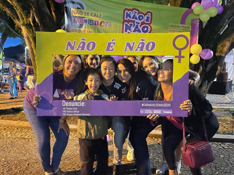 Não é não! Campanha “Carnaval sem assédio” ganha as redes e as ruas em Poços